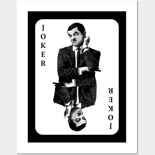 Mr Bean - Joker Wall Art by sqwear